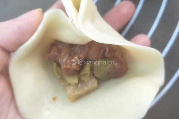 一口就掉酥的榨菜鲜肉月饼的做法图解13