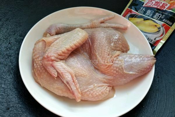 电饭煲盐焗鸡的做法图解3