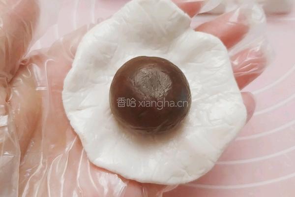 糯米豆沙圆子的做法图解2