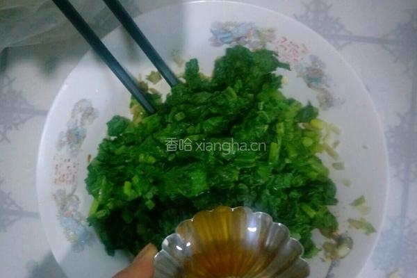 纯天然青萝卜苗蒸包的做法图解7