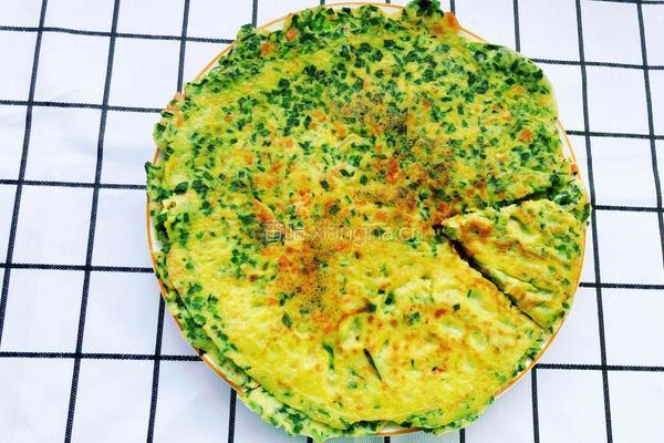 韭菜鸡蛋饼
