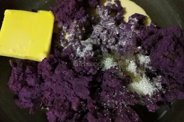 紫薯仙豆糕的做法图解3