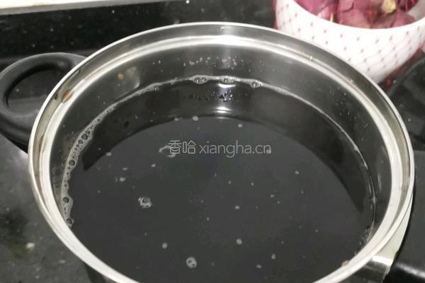 红豆黑米饭的做法图解4