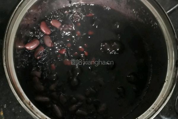 红豆黑米饭的做法图解5