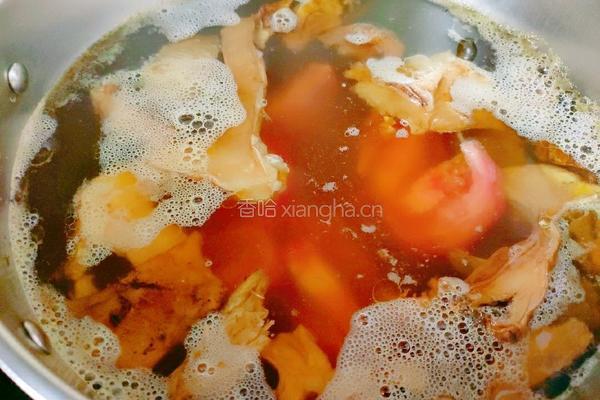 野生青杠菌牛骨汤的做法图解10