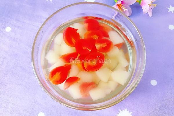 圣女果冰糖雪梨的做法图解10