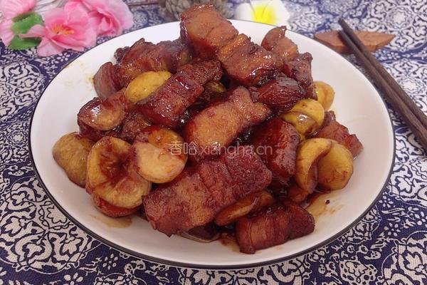 板栗红烧肉的做法图解11
