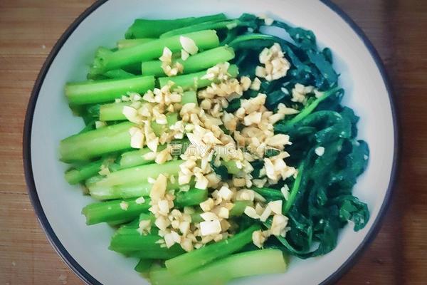 蒜蓉菜心的做法图解5