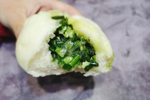 韭菜鸡蛋包子的做法图解21