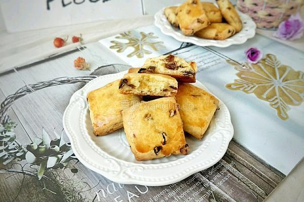 葡萄干方块奶酥小点的做法图解14