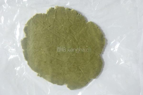 抹茶花形饼干的做法图解8