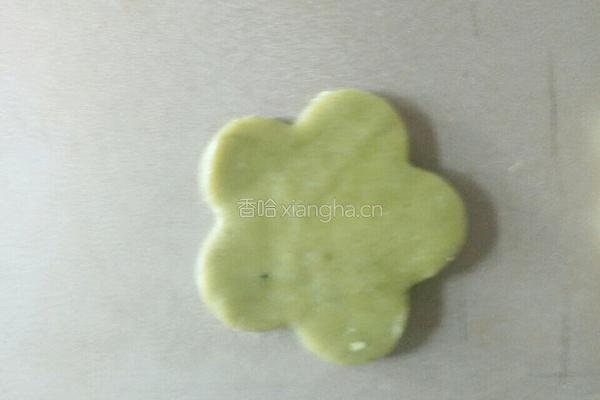 抹茶花形饼干的做法图解10