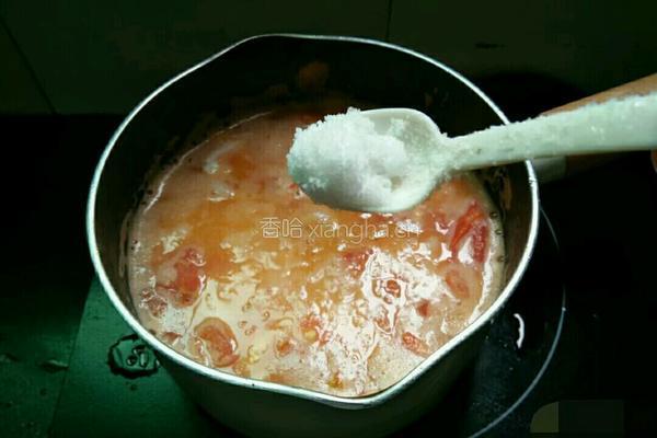 番茄蛋汤乌冬面的做法图解9