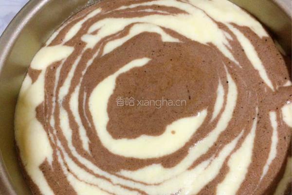 六寸斑马纹蛋糕的做法图解10