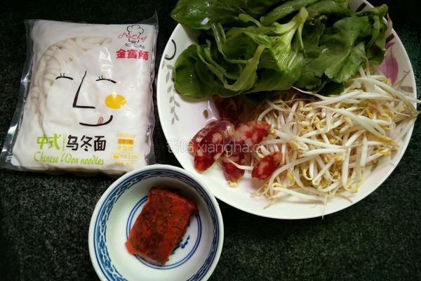 辣味乌冬面的做法图解2