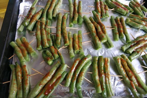 烤豆角的做法图解4