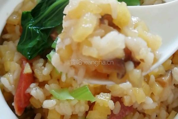 蒸煲仔饭的做法图解14