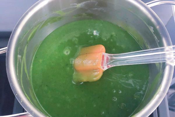 抹茶生巧克力的做法图解3