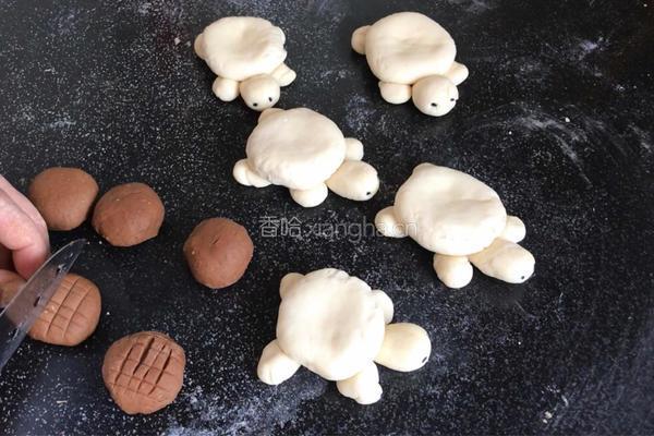 小乌龟馒头的做法图解6