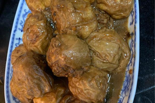 面筋塞肉的做法图解8