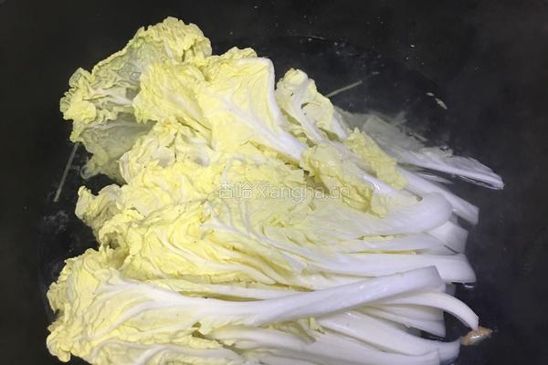 娃娃菜肉片汤的做法图解5
