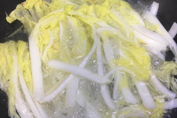 娃娃菜肉片汤的做法图解6