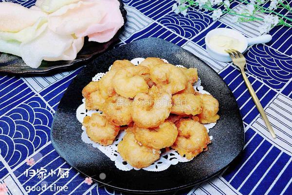 软炸天妇罗虾仁的做法图解16
