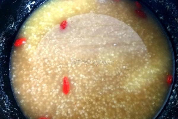 板栗小米粥的做法图解8