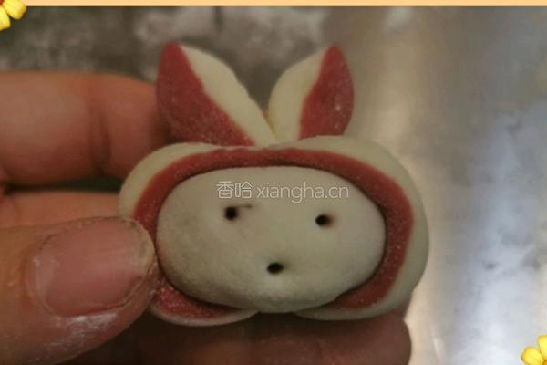 萌兔小馒头的做法图解6