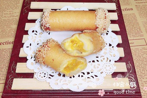 爆浆芝士南瓜土司卷的做法图解17