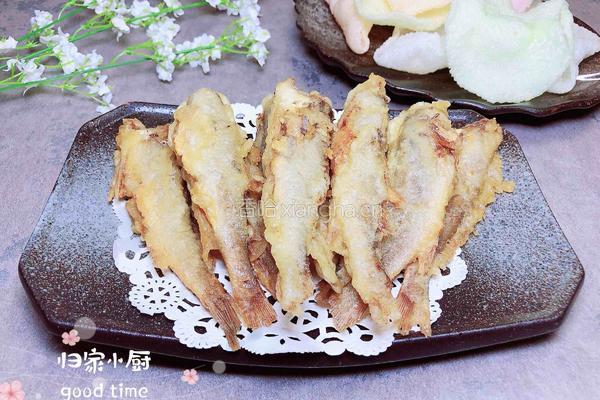 天妇罗小黄花的做法图解14