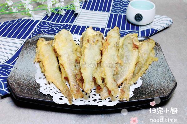 天妇罗小黄花的做法图解15