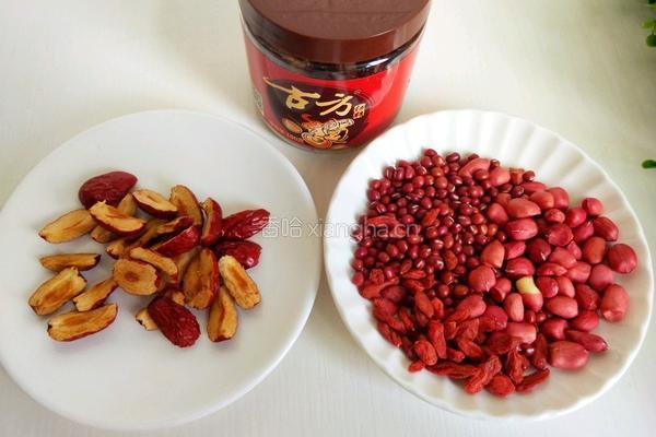 豆浆机版五红汤的做法图解3