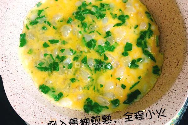 鲜虾蛋饼的做法图解7