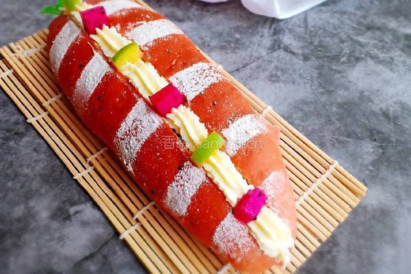 火龙果奶油面包的做法图解13