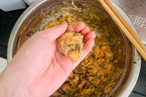 菜干鸡胸肉丸子的做法图解13