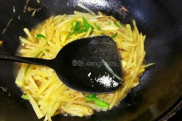 炒土豆丝的做法图解6