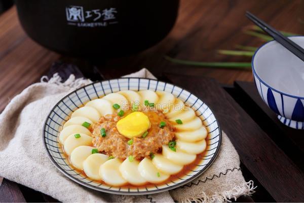 玉子豆腐蒸肉的做法图解17