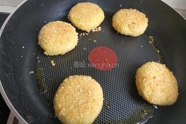 香蕉红薯饼的做法图解13