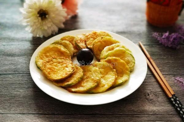 香煎椒盐角瓜饼的做法图解9