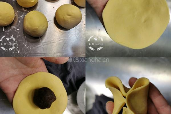 钱袋子豆沙包的做法图解7