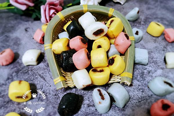 彩虹豆沙卷的做法图解14