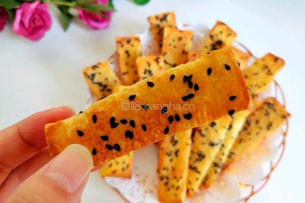 黑芝麻吐司条的做法图解2