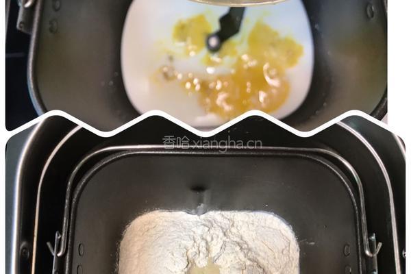 豆沙面包圈的做法图解2