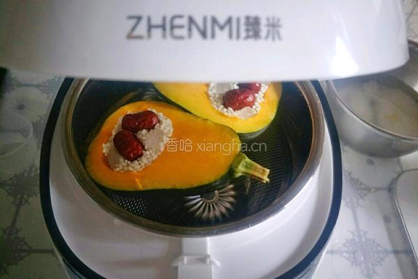 低糖低脂糯米南瓜饭的做法图解8
