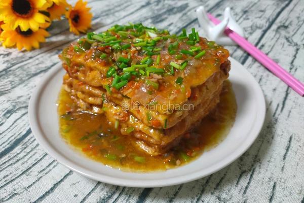 鸡肉豆腐饼