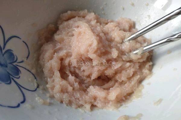 鸡肉豆腐饼的做法图解4