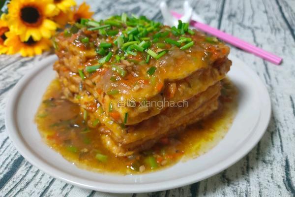 鸡肉豆腐饼的做法图解16