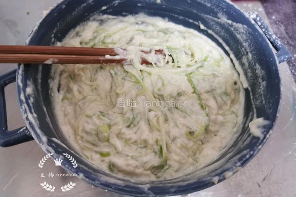 西葫芦软饼的做法图解8