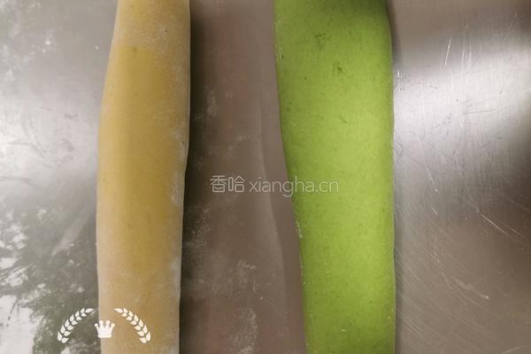 菠菜南瓜馒头棒棒糖的做法图解4